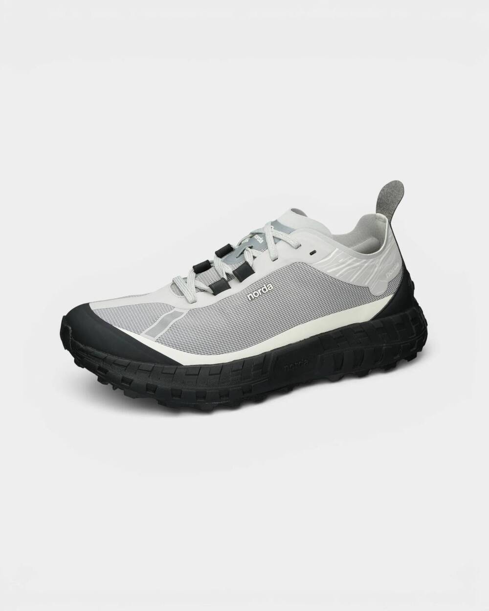 NEW NORDA men's 001a original trail runner sneakers in pewter